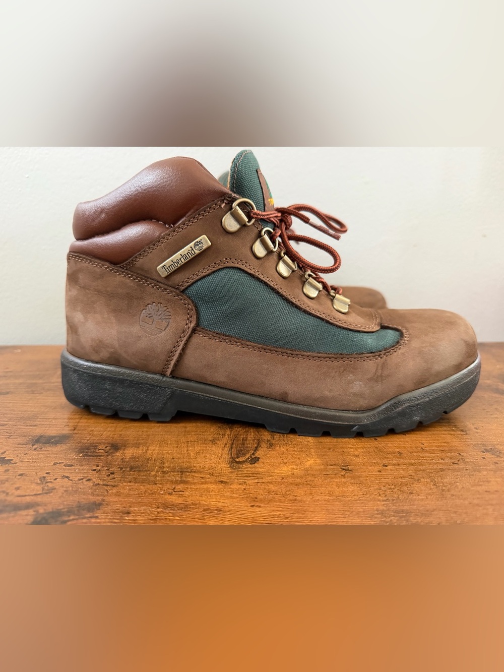 Timberland Field Boots "Beef & Broccoli" (Youth 6Y / Women's 7.5)